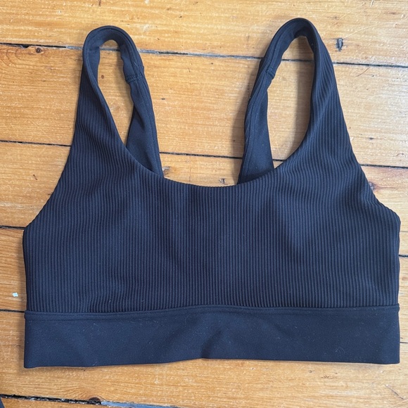 Athleta Black Ribbed Set - Picture 2 of 8